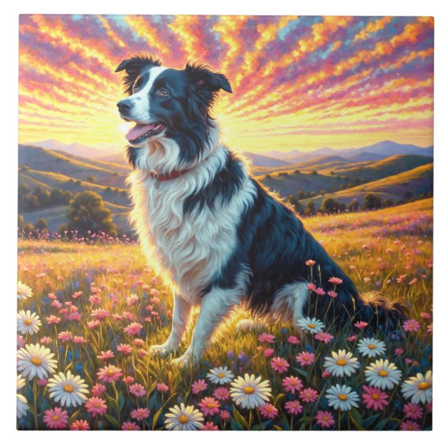 Carreau Chien Border Collie (Devant)