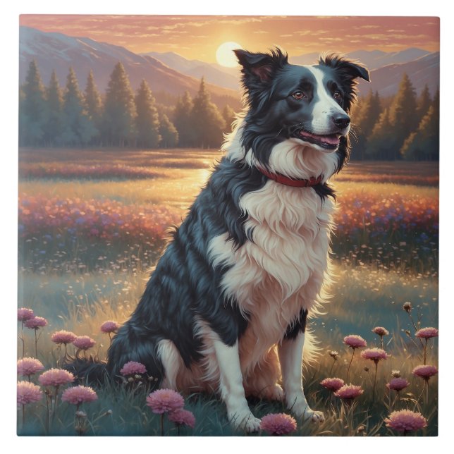 Carreau Chien Border Collie (Devant)