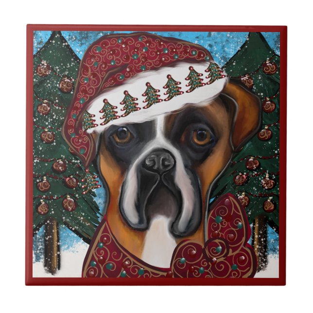 Carreau Chien Boxer (Devant)
