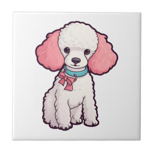 Carreau Chien Caniche Super Mignon
