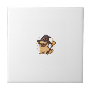 Carreau Chien de saison effrayant Kawaii � T-shirt classiq