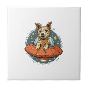 Carreau Chien enlevé � Pup en faisceau UFO