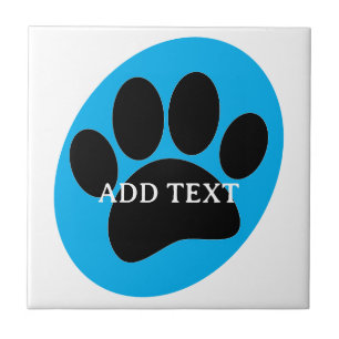 Carreau Chien Pawprint Art