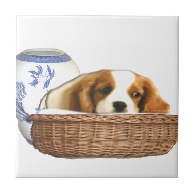 Carreau Chiens de chiots (Devant)