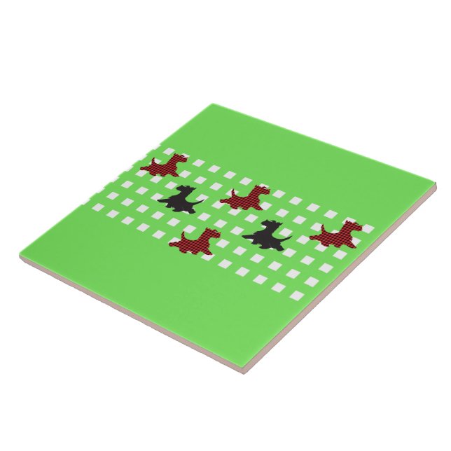 Carreau Chiens écossais (Côté)