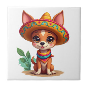 Carreau Chihuahua  Mexique  Cinco de Mayo  Chien Drôle   (
