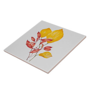 Carreau Chili & Turmeric sur carrelage en céramique