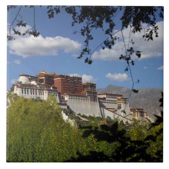 Carreau Chine, Tibet, Lhasa, Palais du Potala (Devant)