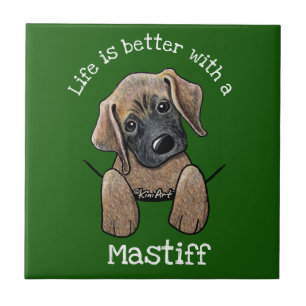 Carreau Chiot Mastiff KiniArt