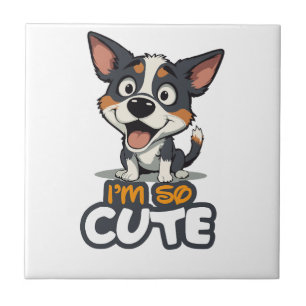 Carreau chiot mignon