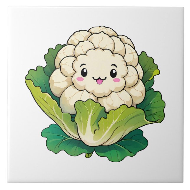 Carreau Chou-fleur Kawaii (Devant)