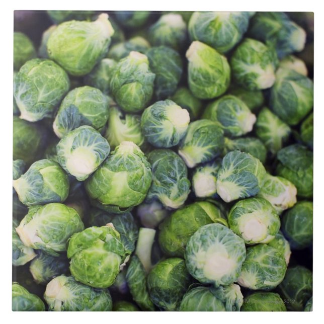 Carreau Choux de bruxelles frais vert clair (Devant)