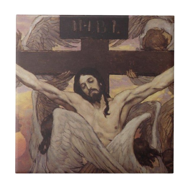 Carreau Christ crucifié (Devant)