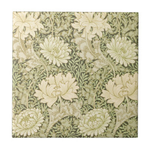 Carreau Chrysanthème par William Morris, Art Vintage