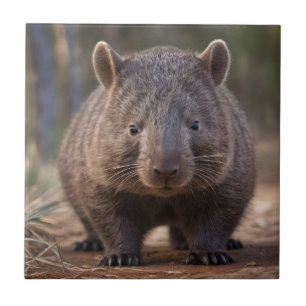 Carreau "Chubby Charm : L'adorable Wombat Australien"