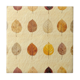 Carreau Chuchotement d'automne - Feuilles d'automne aux to