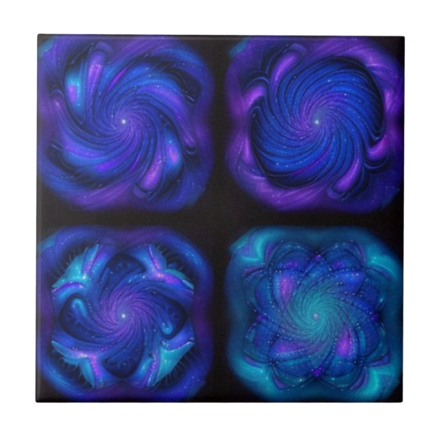 Carreau Chuchotements Bleus De L'Univers (Devant)