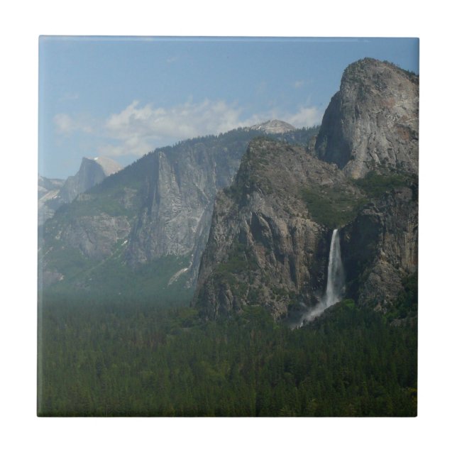 Carreau Chute de Bridalveil et Half Dome à Yosemite (Devant)