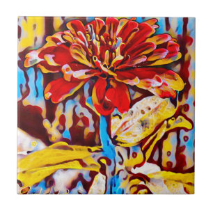 Carreau Chute de tuiles florales