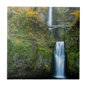 Carreau Chutes de Multnomah en automne dans la gorge de Co