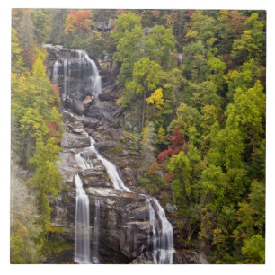 Carreau Chutes d'eau blanches spectaculaires en automne da