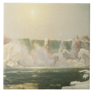 Carreau Chutes du Niagara en hiver (glace dans l'eau)