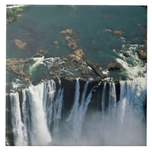 Carreau Chutes Victoria, frontière entre la Zambie et le Z