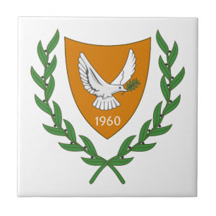 Carreau Chypre du Nord pays blason armoiries symbole emblè