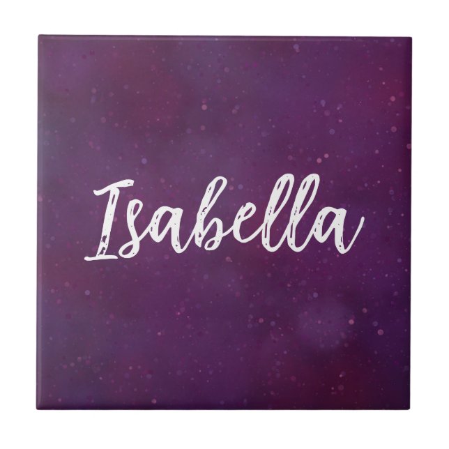Carreau Ciel d'étoile violette (Devant)