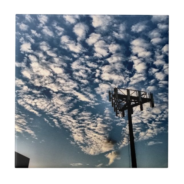 Carreau Cieux bleus avec nuages épars - HDR (Devant)