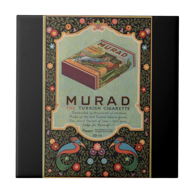 Carreau Cigarettes de Murad et (Devant)