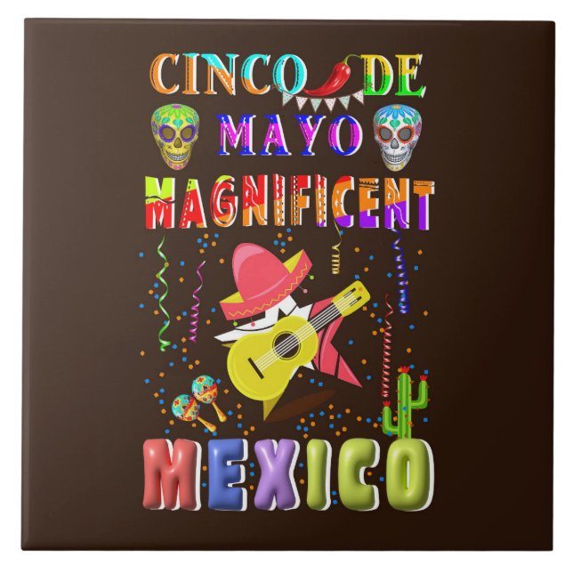 Carreau Cinco de Mayo Magnifique Mexique (Devant)