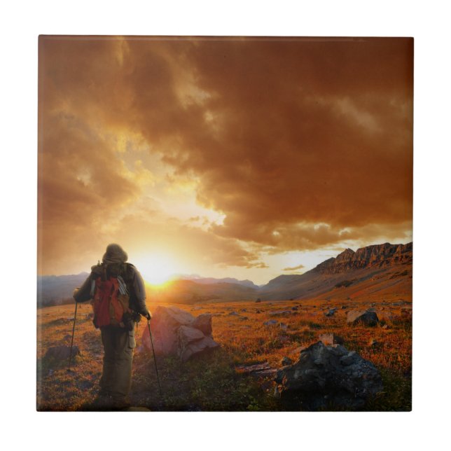 Carreau Cinty Mountain Sunset - Parc national des Glaciers (Devant)