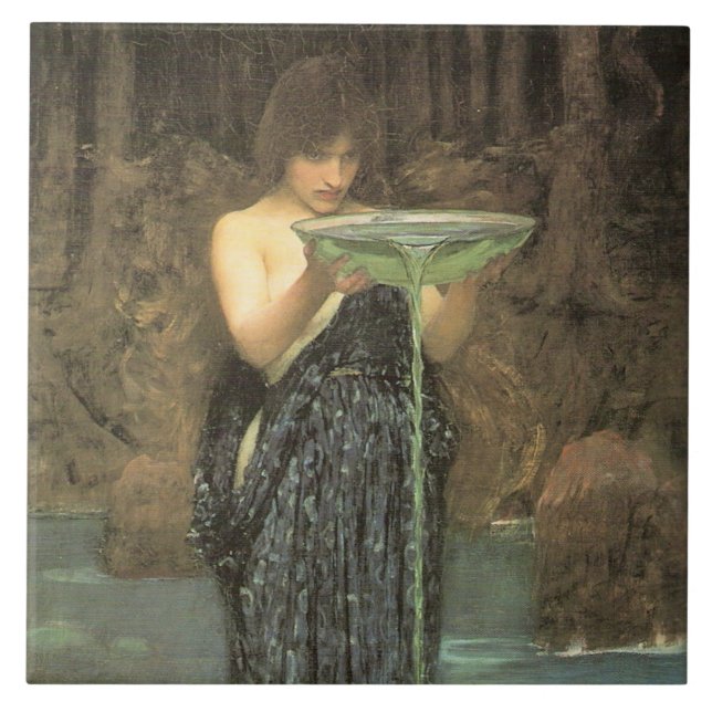 Carreau Circe Invidiosa Par J W Waterhouse 1892 (Devant)