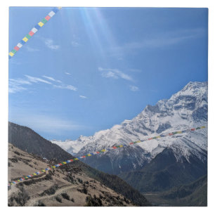 Carreau Circuit de trekking Annapurna dans le centre du Né