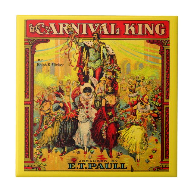 Carreau cirque 1915 partitions Le Roi du Carnaval (Devant)