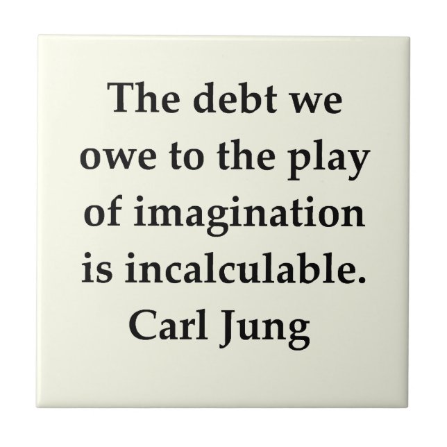 Carreau citation de Carl Jung (Devant)