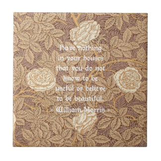 Carreau Citation de William Morris
