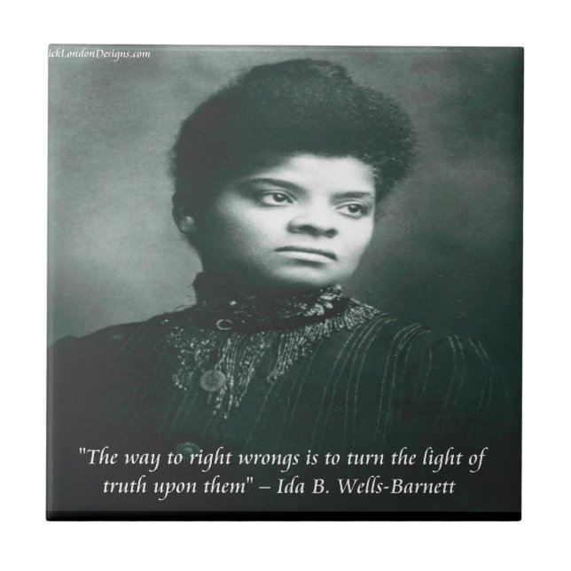Carreau Citation d'Ida B Wells & Vérité (Devant)