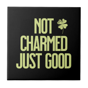 Carreau Citation Pas Enchanté Juste Bon Shamrock