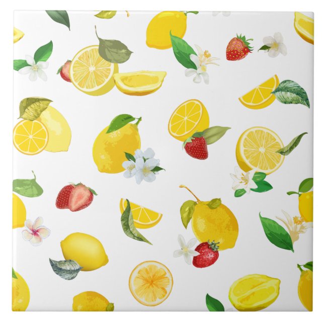 Carreau Citron & Fraise 2 (Devant)