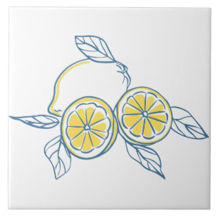 Carreau Citron minimaliste 