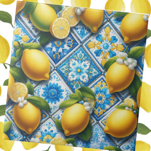 Carreau Citrons méditerranéens marocains