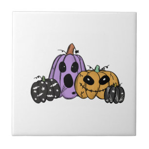 Carreau Citrouille d'Halloween