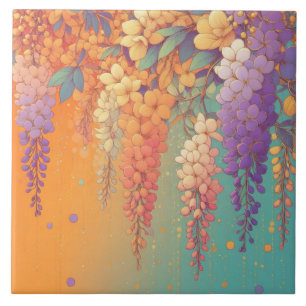 Carreau Citrus Sunset Wisteria