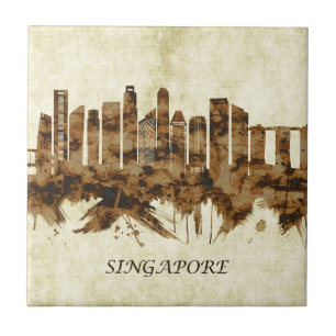Carreau Cityscape de Singapour