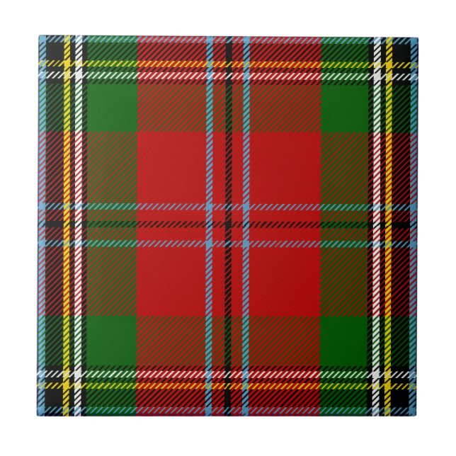 Carreau Clan MacLean de tartan de Duart (Devant)