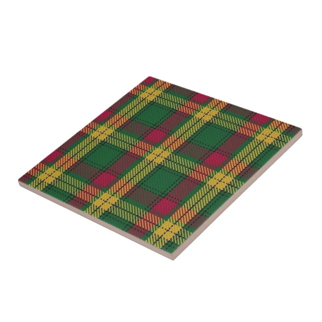 Carreau Clan MacMillan Expressions écossaises Tartan (Côté)