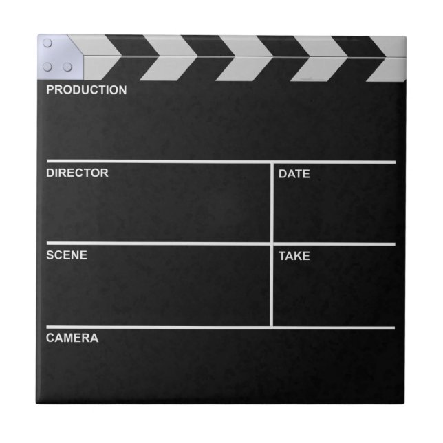 Carreau clap de cinéma (Devant)