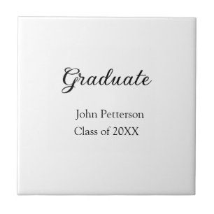 Carreau Classe de fin d'études de 20XX simple graduation m